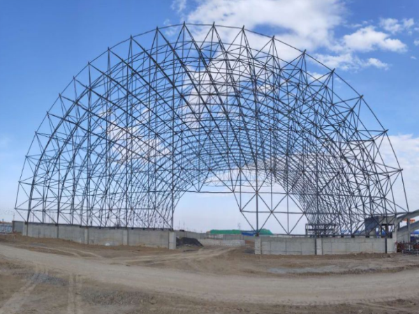龙口体育场网架结构