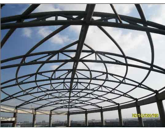 龙口中煤朔州宾馆管桁架工程